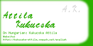 attila kukucska business card